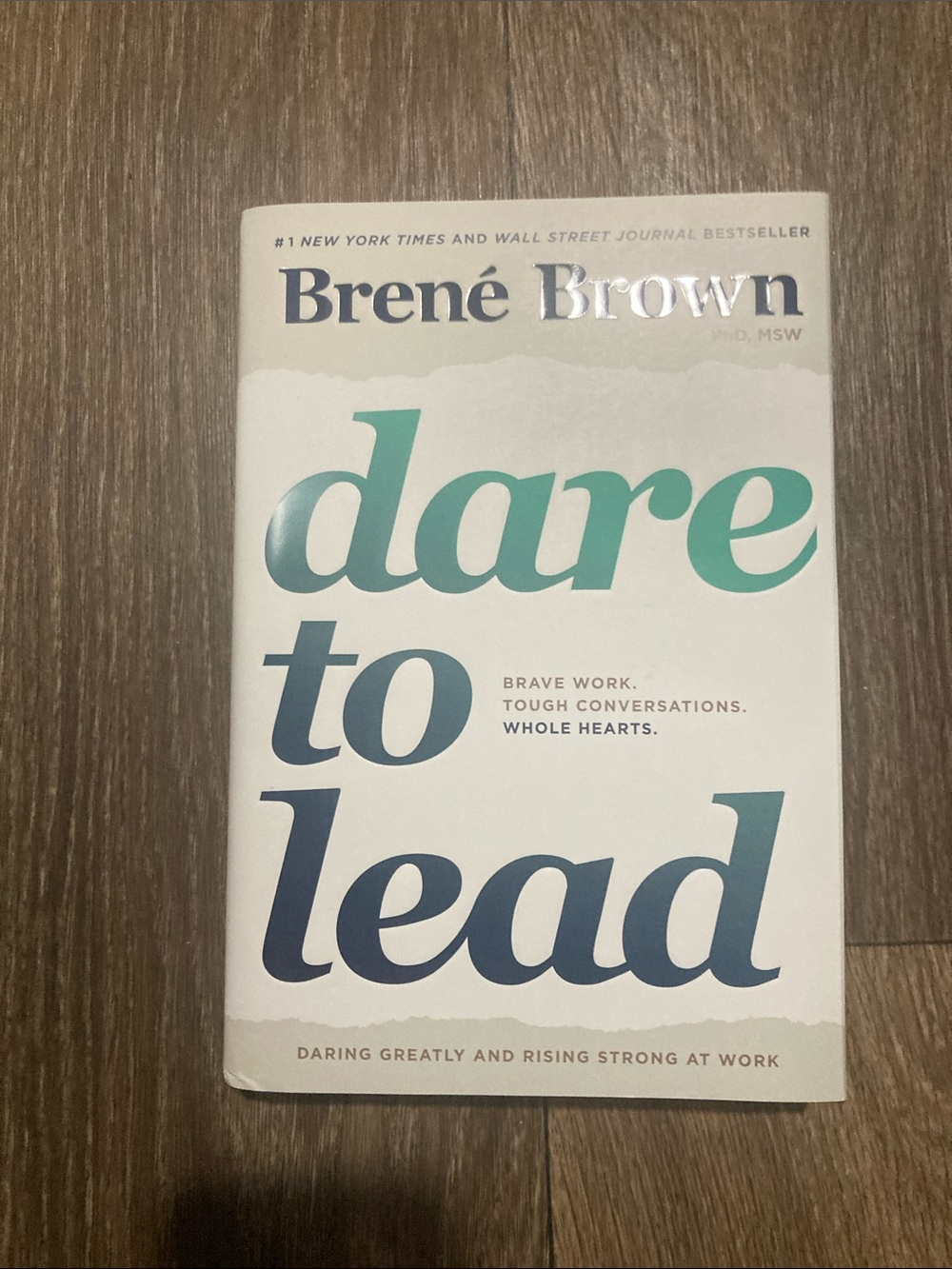 Brené Brown "Dare to Lead Hardcover Book
